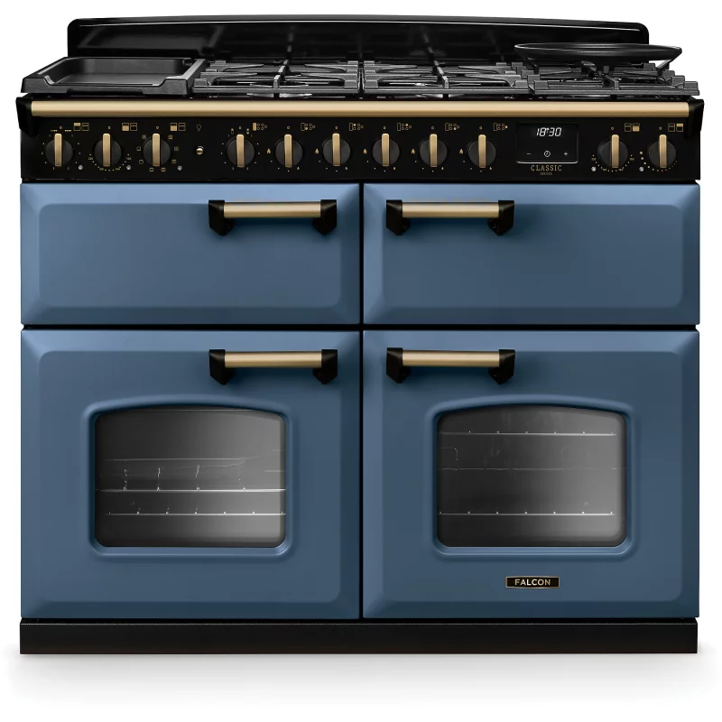 Image : FALCON NGC TAB MIX 110 CM ROCHE BLUE LAITON - Piano de cuisson mixte