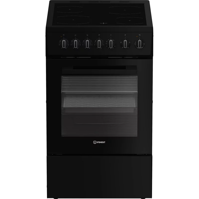 Image : INDESIT I5V3PCB - Cuisinière vitrocéramique