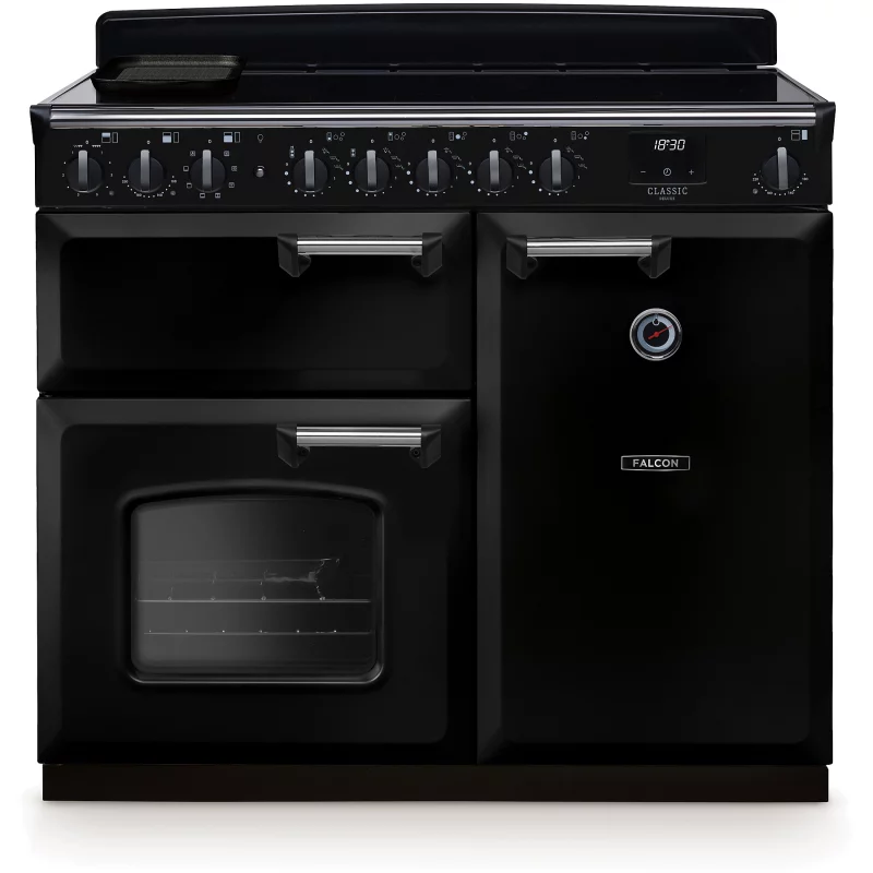 Image : FALCON NGC TAB IND 100 CM NOIR CHROME - Piano de cuisson induction