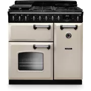 FALCON NGC TAB GAZ 90 CM CREME PASTEL CHROME - Piano de cuisson gaz