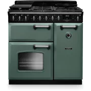 FALCON NGC TAB GAZ 90 CM VERT MINERAL CHROME - Piano de cuisson gaz