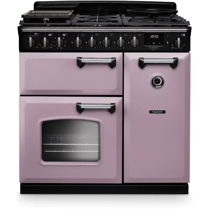 Image : FALCON NGC TAB GAZ 90 CM PARME CHROME - Piano de cuisson gaz