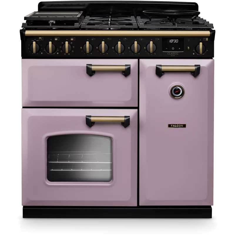 Image : FALCON NGC TAB GAZ 90 CM PARME LAITON ANTIQUE - Piano de cuisson gaz
