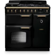 FALCON NGC TAB GAZ 90 CM NOIR CHROME - Piano de cuisson gaz