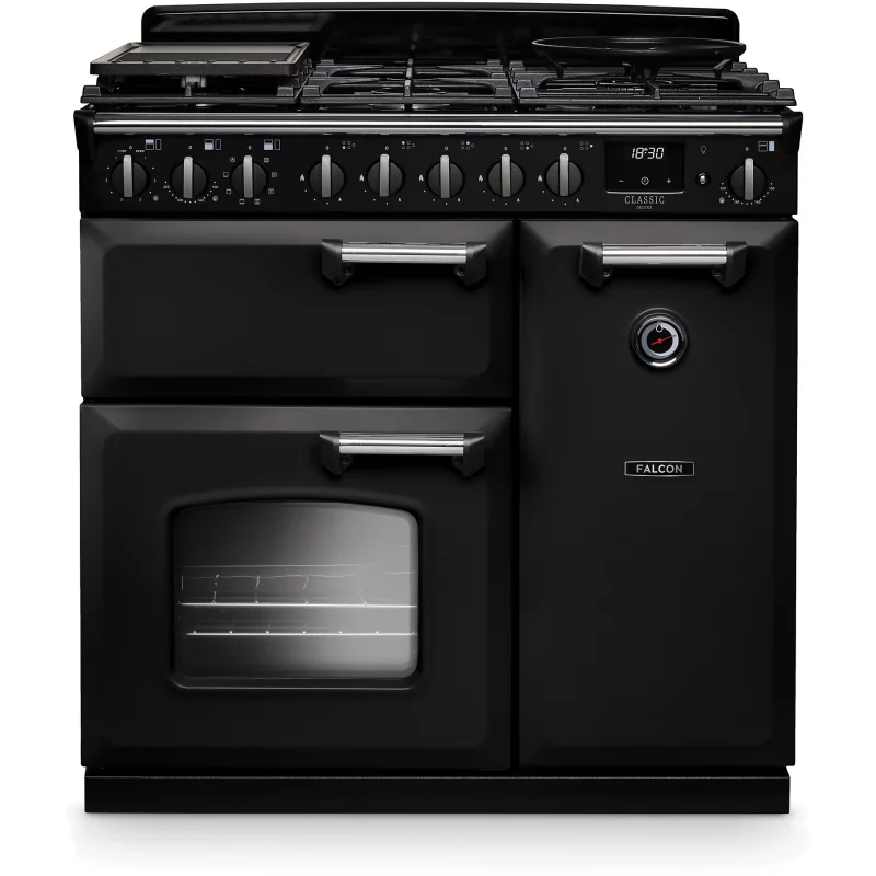 Image : FALCON NGC TAB GAZ 90 CM CHARBON CHROME - Piano de cuisson gaz