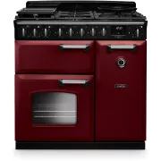 FALCON NGC TAB GAZ 90 CM BORDEAUX CHROME - Piano de cuisson gaz