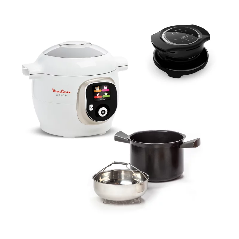 Image : MOULINEX Cookeo BLANC 180R + Extra Crisp YY5584FB