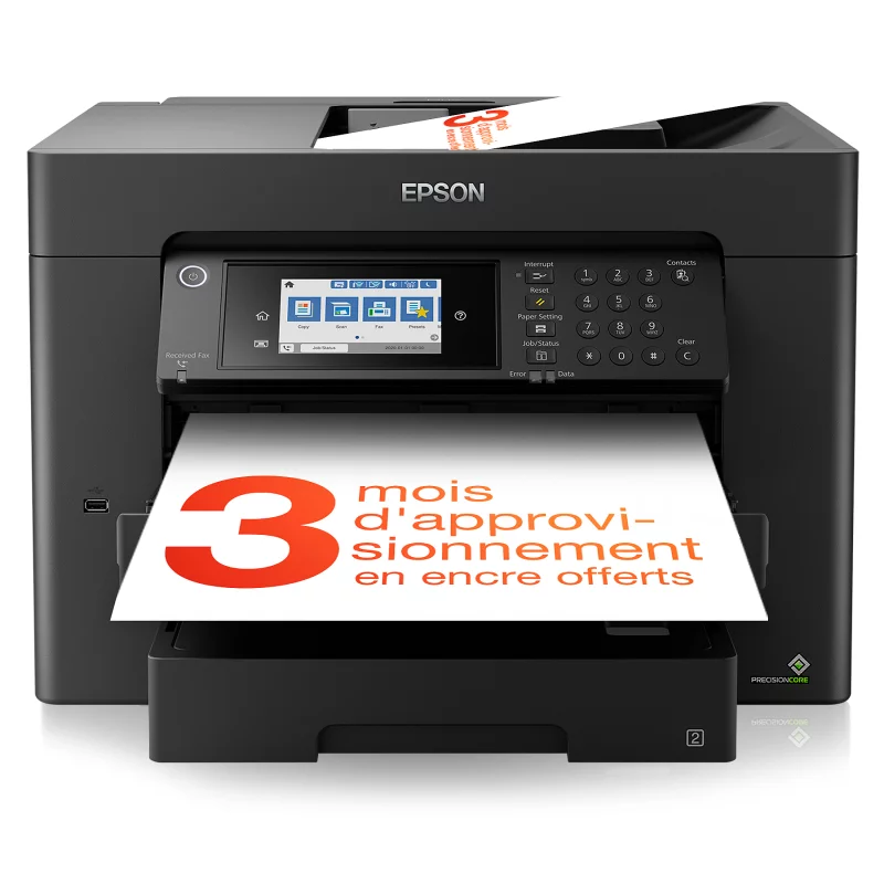 Image : EPSON WorkForce WF-7840DTWF - Imprimante jet d'encre