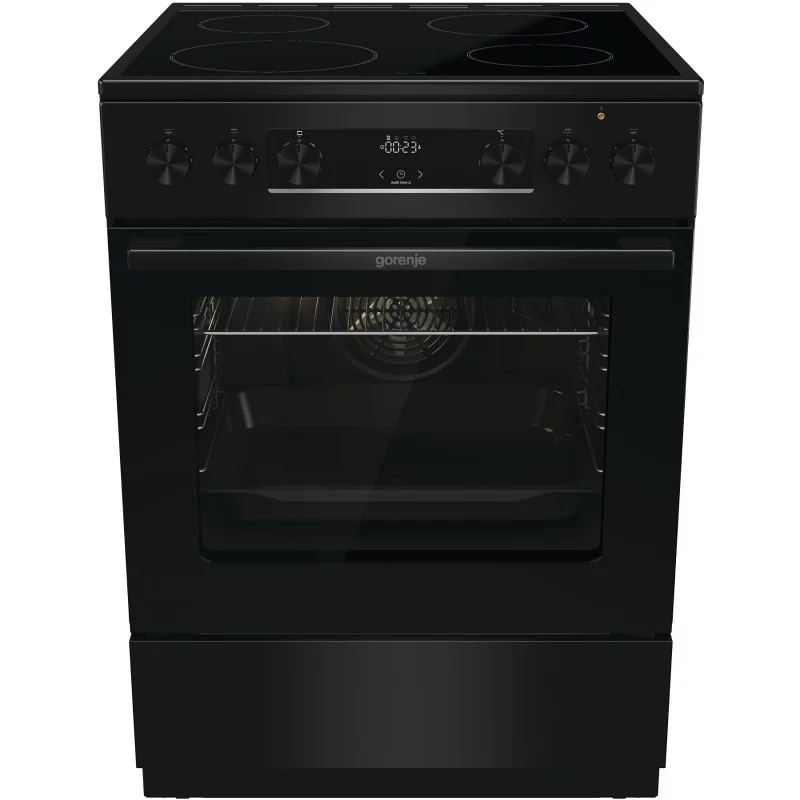 Image : GORENJE GEC6C40BG - Cuisinière vitrocéramique