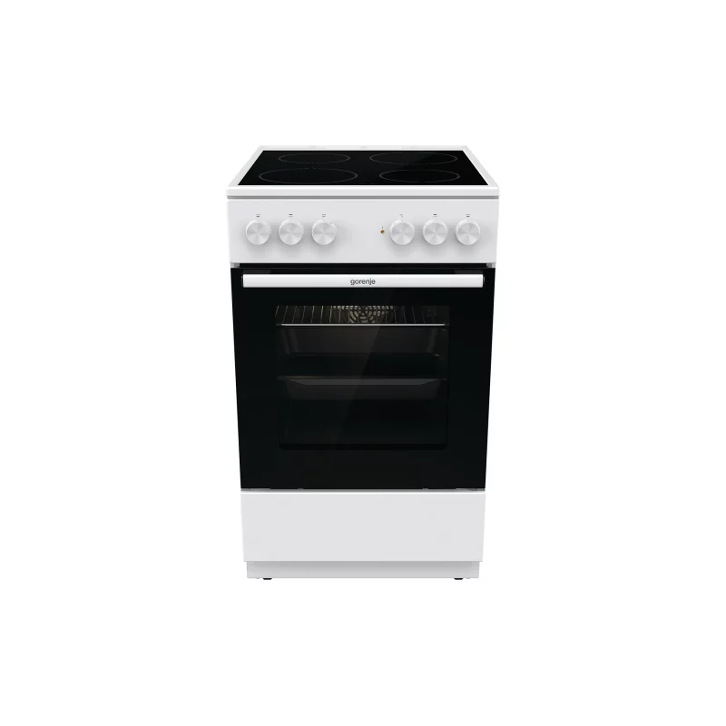 Image : GORENJE GEC5A41WG - Cuisinière vitrocéramique