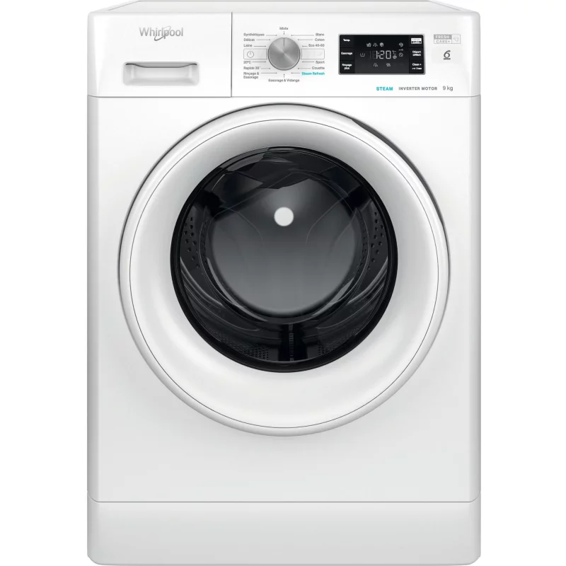 Image : WHIRLPOOL FFBS9479WVFR - Lave-linge hublot