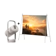 XGIMI Vibe One + écran de projection nomade - Vidéoprojecteur portable