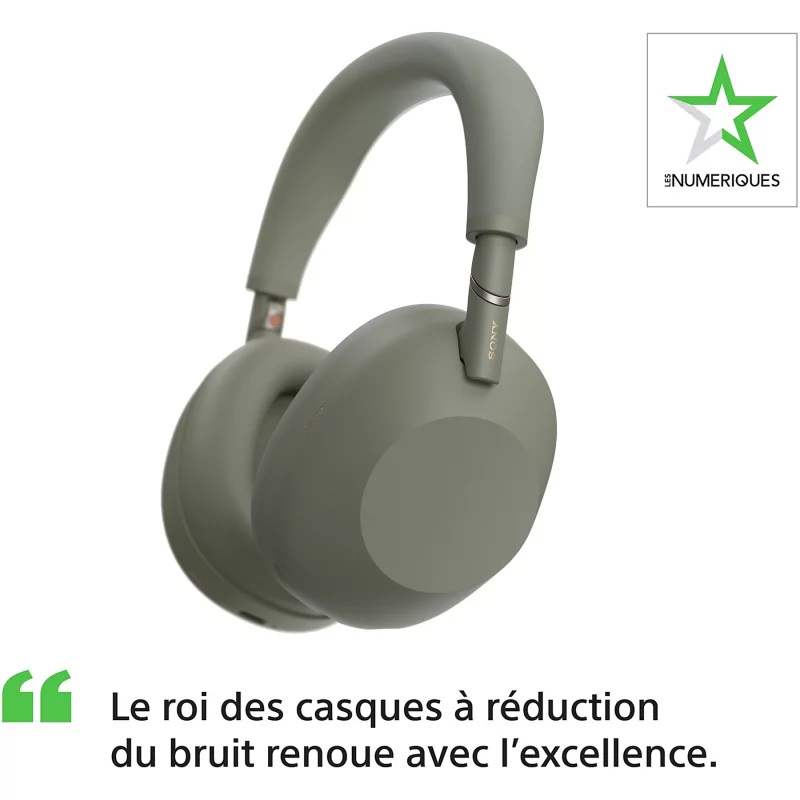 Image : SONY WH-1000XM6 Olive - Casque