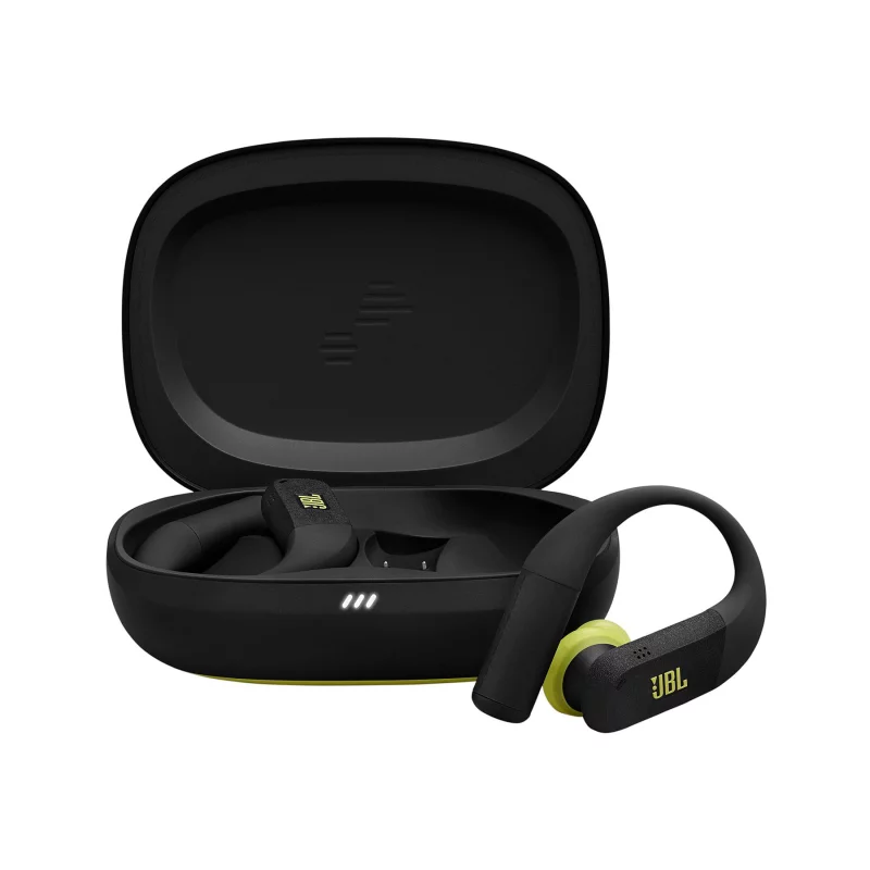 Image : JBL Endurance Peak 4 Noir et Vert - Ecouteurs sport