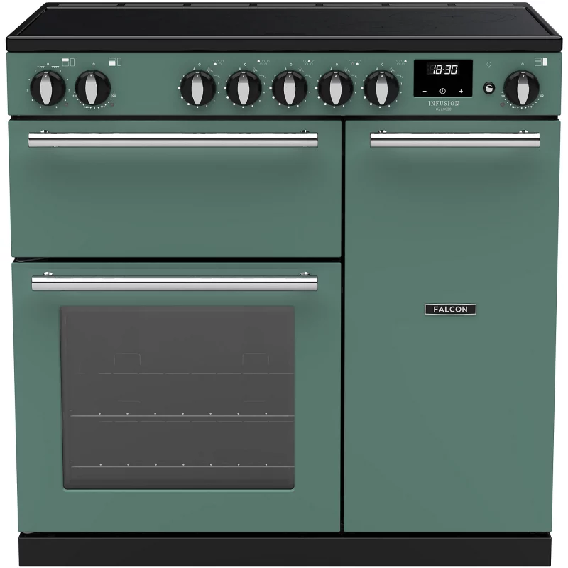 Image : FALCON INFUSION NGC TAB IND 90 CM VERT MINERAL - Piano de cuisson induction