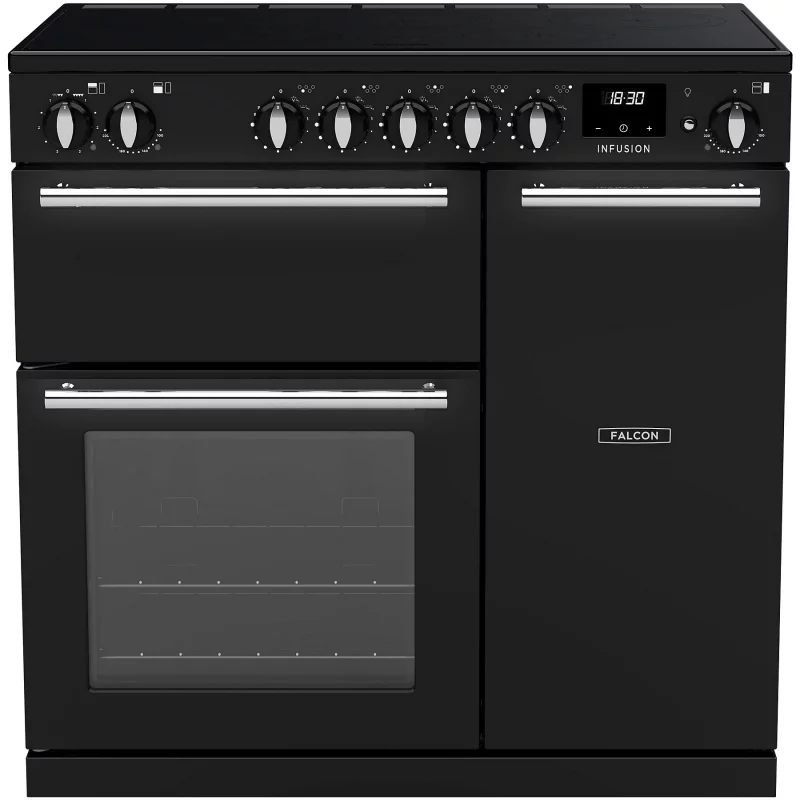 Image : FALCON INFUSION NGC TAB IND 90 CM CHARBON Mat - Piano de cuisson induction
