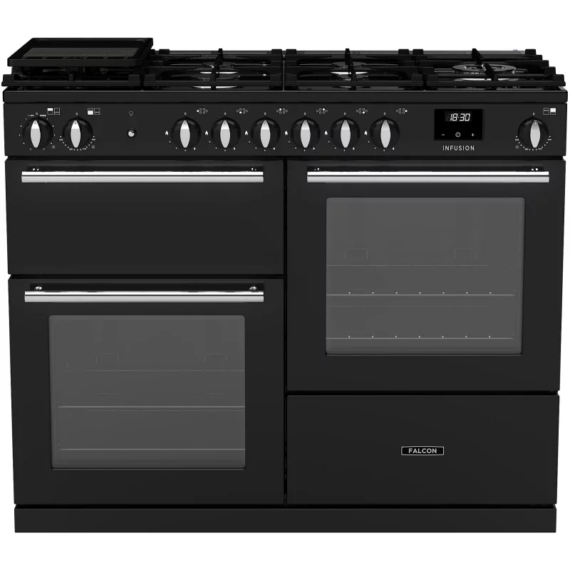 Image : FALCON INFUSION NGC OC TAB GAZ 110 CM NOIR - Piano de cuisson gaz