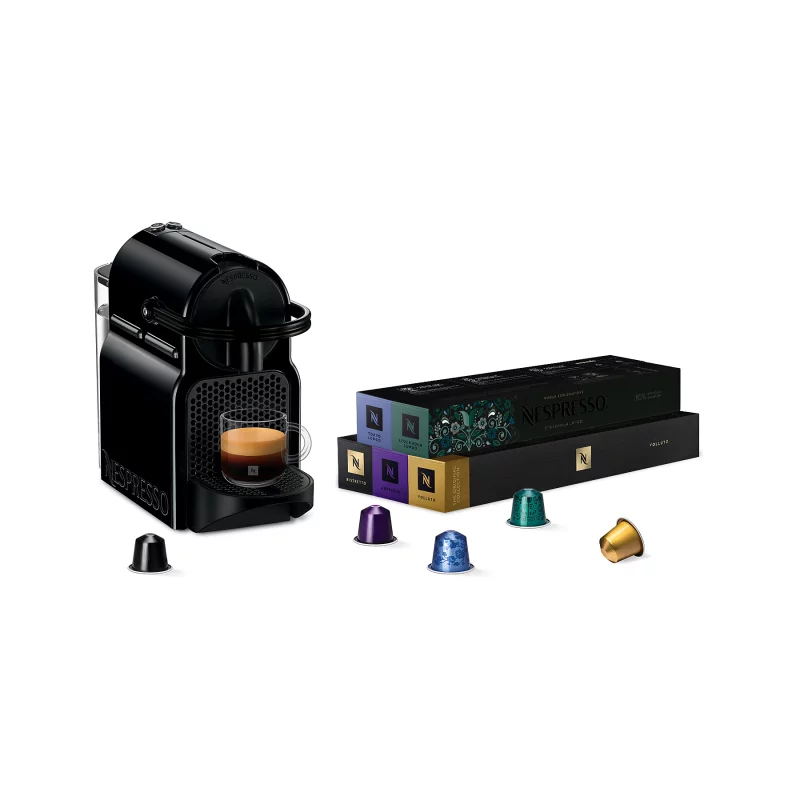 Image : DELONGHI Inissia EN80.B - Nespresso + 50 capsules