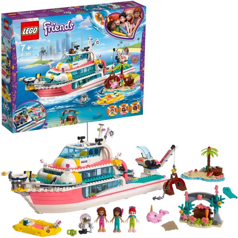 Image : LEGO Friends Le bateau de sauvetage 41381
