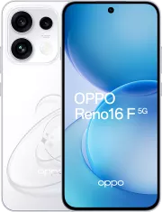 Oppo Reno16 F  256 Go Blanc Pop - Smartphone
