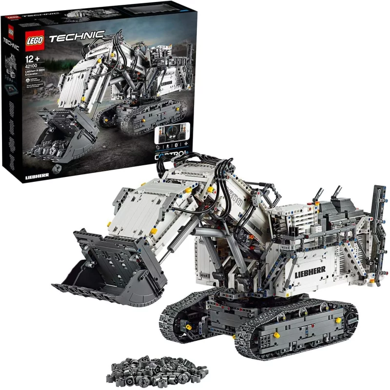 Image : LEGO Technic 42100 La pelleteuse Liebherr R 9800