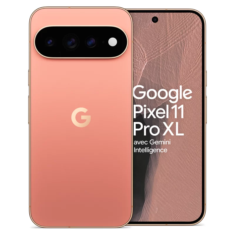 Image : GOOGLE Pixel 11 Pro XL 5G 256Go Rose Pêche - Smartphone