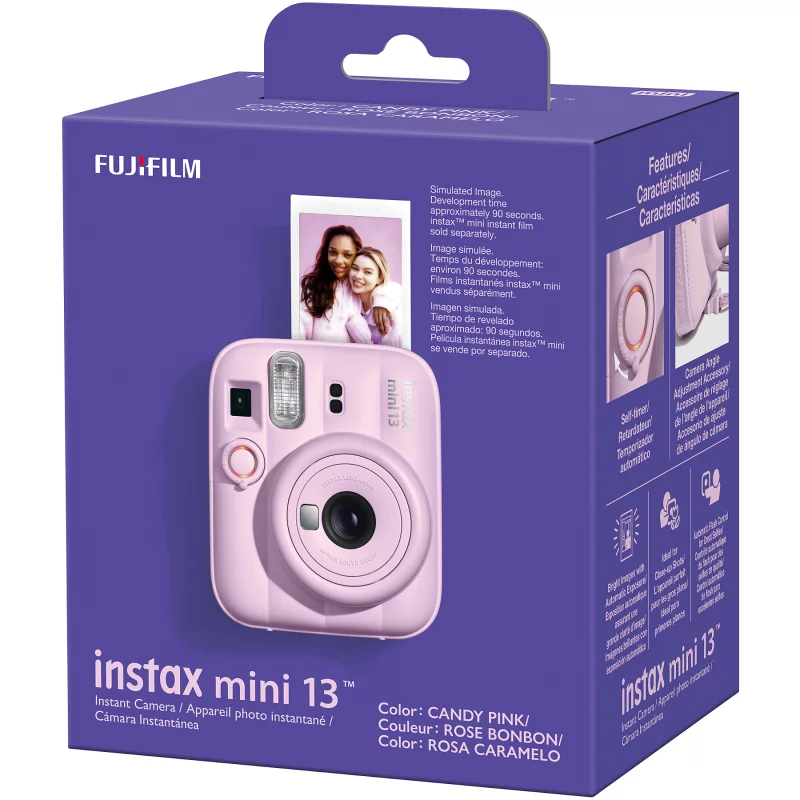 Image : FUJIFILM INSTAX MINI 13 Rose - Appareil photo Instantané