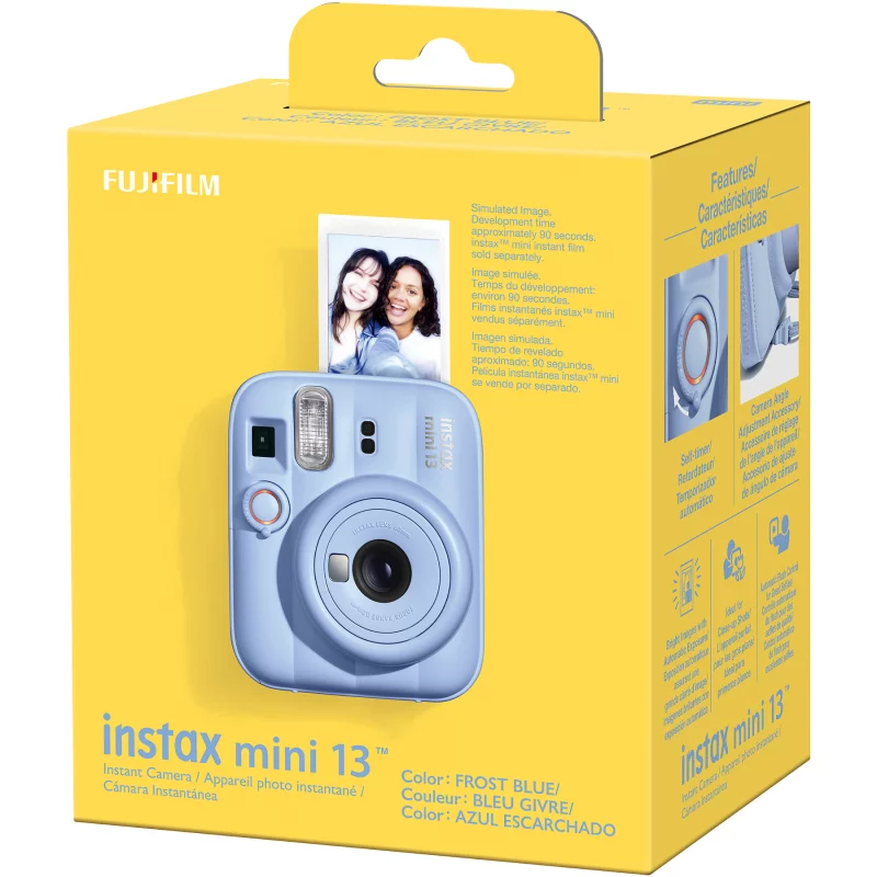 Image : FUJIFILM INSTAX MINI 13 Bleu - Appareil photo Instantané