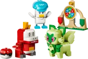 LEGO 72158 SMART Play: Combat entre Poussacha Chochodile et Coiffeton - Pokémon