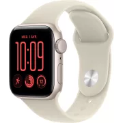Apple Watch SE 3 GPS 40 mm Lumière stellaire / Sable - S/M - MJKR4ZR/A