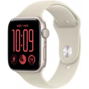 Apple Watch SE 3 GPS 44 mm Lumière stellaire / Sable - S/M - MJL34ZR/A