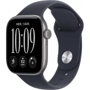 Apple Watch Series 12 GPS 42 mm Gris sidéral / Bleu marine - M/L - MJE94ZR/A