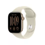 Apple Watch Series 12 GPS + Cellular 42 mm Or clair / Sable - S/M - MJG24ZR/A
