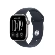 Apple Watch Series 12 GPS + Cellular 42 mm Gris sidéral / Bleu marine - S/M - MJFX4ZR/A