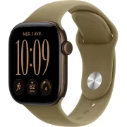 Apple Watch Series 12 GPS + Cellular 42 mm Bronze foncé / Olive - S/M - MJG44ZR/A