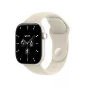Apple Watch Series 12 GPS + Cellular 42 mm Blanc perle / Sable - M/L - MJGX4ZR/A