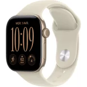 Apple Watch Series 12 GPS 42 mm Or clair / Sable - S/M - MJED4ZR/A