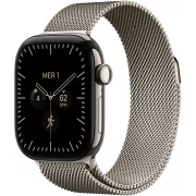 Apple Watch Series 12 GPS + Cellular 42 mm titane Naturel - MJGH4ZR/A