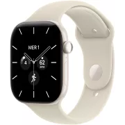 Apple Watch Series 12 GPS + Cellular 46 mm Blanc perle / Sable - M/L - MJH24ZR/A