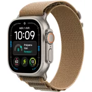 Apple Watch Ultra 4 GPS + Cellular 49 mm titane Naturel / Alpine Désert - S - MJAE4QF/A