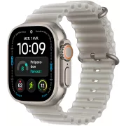 Apple Watch Ultra 4 GPS + Cellular 49 mm titane Naturel / Gris translucide - MJAD4QF/A