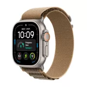 Apple Watch Ultra 4 GPS + Cellular 49 mm titane Naturel / Alpine Désert - L - MJAG4QF/A