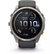 GARMIN Fenix 9 Pro InReach 51 mm Argent avec bracelet Noir