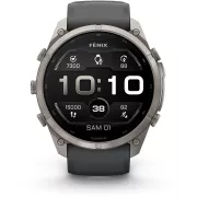 GARMIN Fenix 9 Pro 51 mm Argent avec bracelet Noir