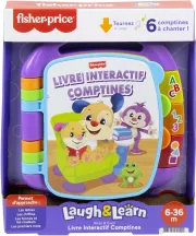 Fisher-Price Livre Interactif Comptines - Livre bébé