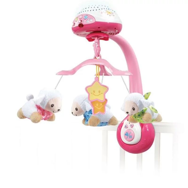 Image : Lumi Mobile Compte-Moutons Rose VTECH