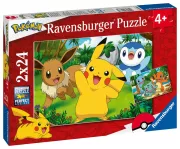 Ravensburger Pokémon Pikachu et ses amis - Set de 2 puzzles 24 pièces