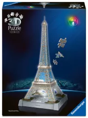 Ravensburger Tour Eiffel illuminée - Puzzle 3D 216 pièces