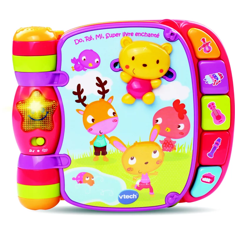 Image : Do Re Mi Super Livre Enchante Rose VTECH