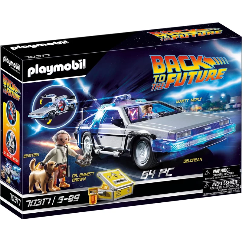 Image : Playmobil 70317 - DeLorean Retour vers le Futur